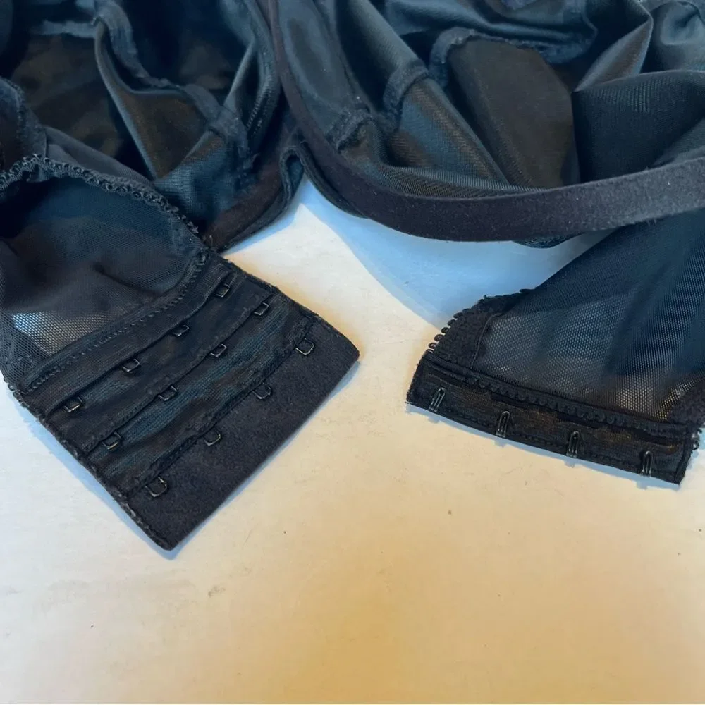 Bali Elegant Black Women's Bra Full Coverage Underwire, No padding Size 42DDD